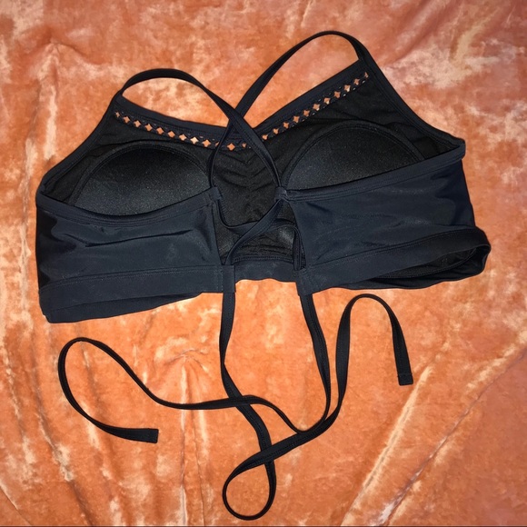 Xhilaration black bikini top plus size - Picture 2 of 3